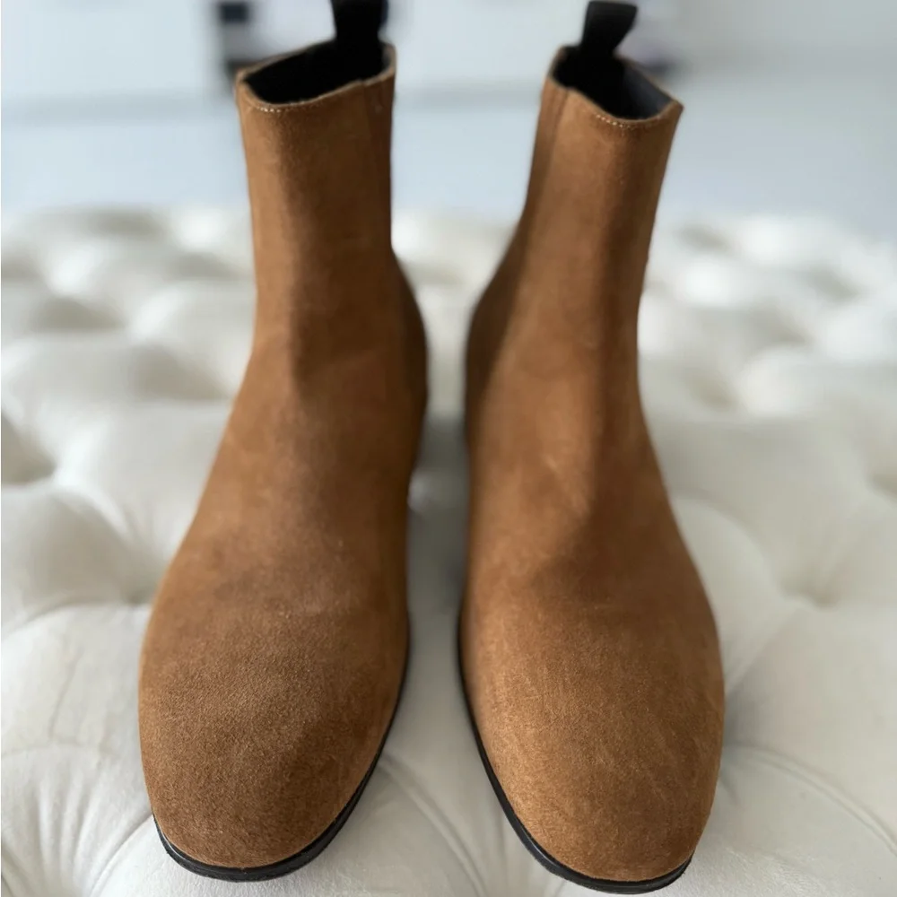 Balenciaga Brown Suede Chelsea Boots woman - Picture 2 of 4